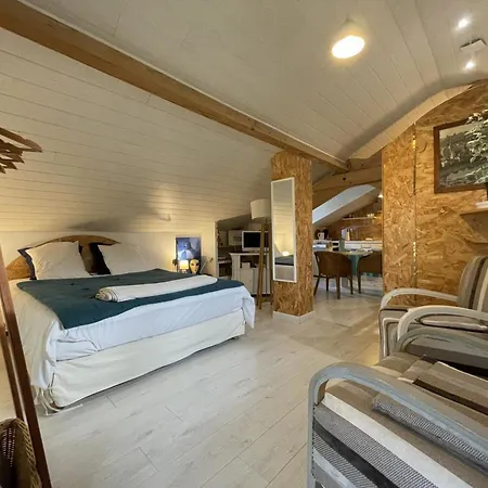 Studio Confortable Avec Vue Sur Riviere Et Jardin, Equipements Inclus - Fr-1-489-498 * Hérisson